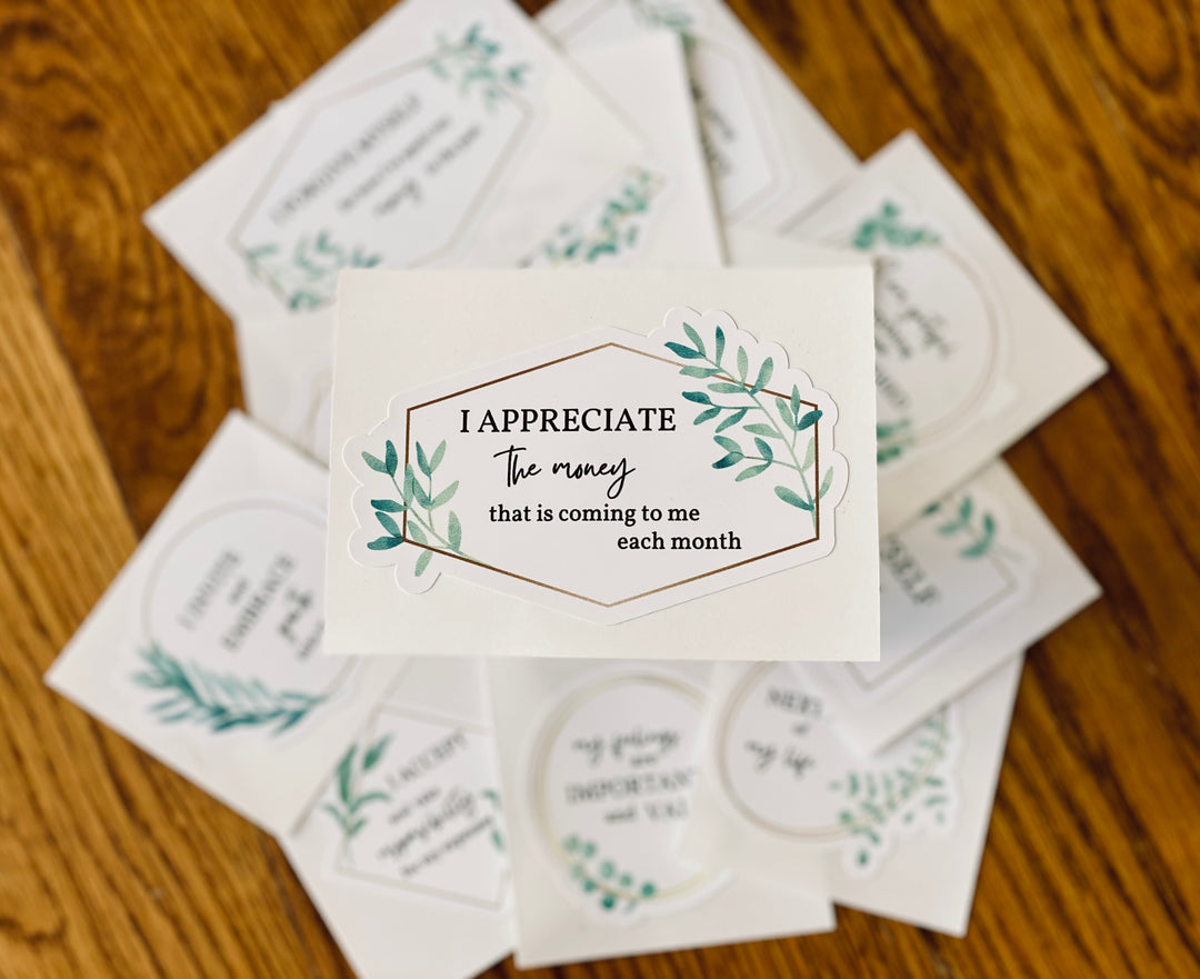 Affirmation Clings Pack